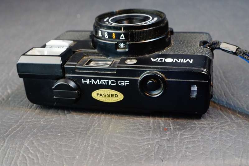 Minolta Hi-Matic GF 38mm 1:4 lens - 35mm Film Camera **Good Condition**