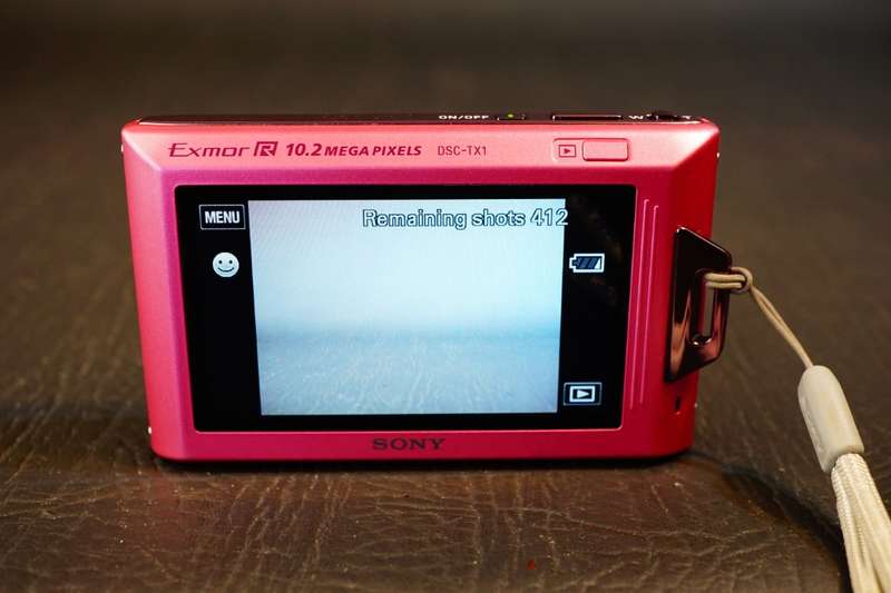 Sony Cyber Shot DSC-TX1 10.2MP 4x Zoom Digital Camera with Underwater Housing **Good Condition**