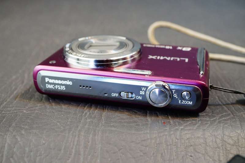 Panasonic Lumix DMC-FS35 Purple 16.1MP Digital Compact Camera **Great Condition**
