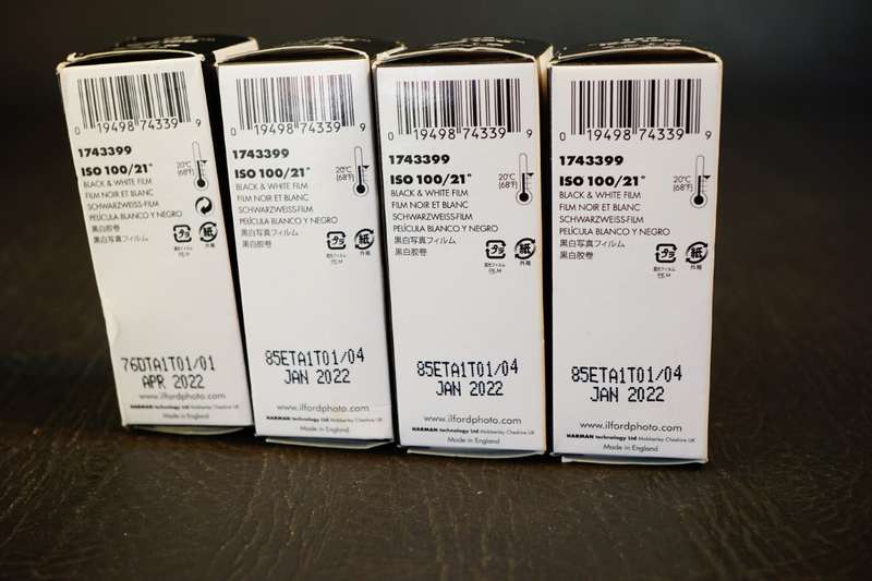4 x Rolls Ilford Delta 100 Professional 120 Format Black & White Film **Expired 2014, NOT TESTED**