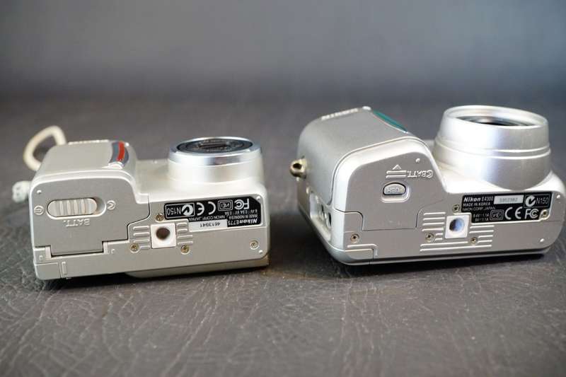 Nikon COOLPIX 775 and 4300 Compact Digital Camera Combo Set **Good Condition**