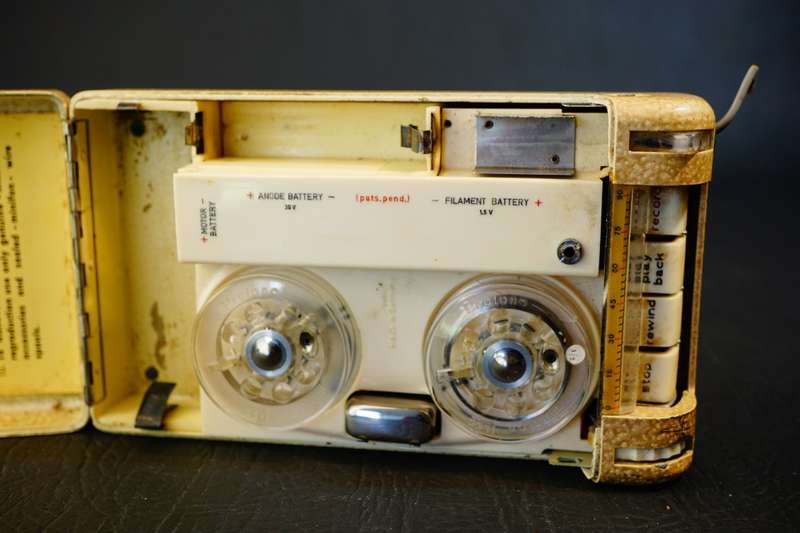 Protona Minifon P-55 L/S Miniature Wire Recorder  **Untested Condition**