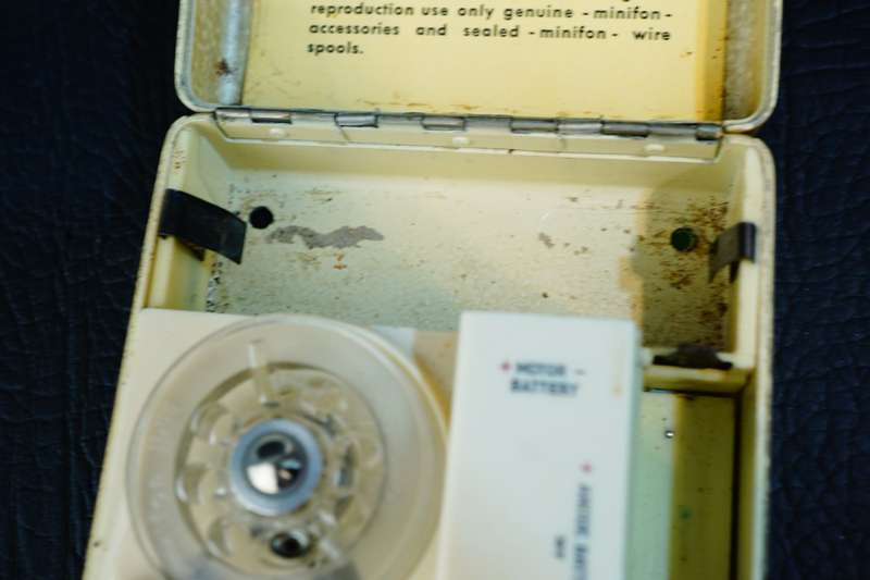 Protona Minifon P-55 L/S Miniature Wire Recorder  **Untested Condition**