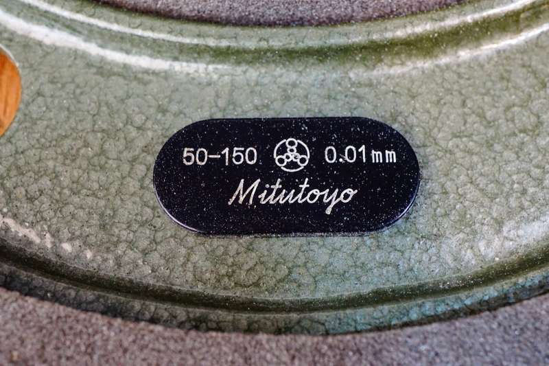 Mitutoyo 104-161 Interchangeable Anvil Micrometer 50-150mm 0.01mm **Great Condition**