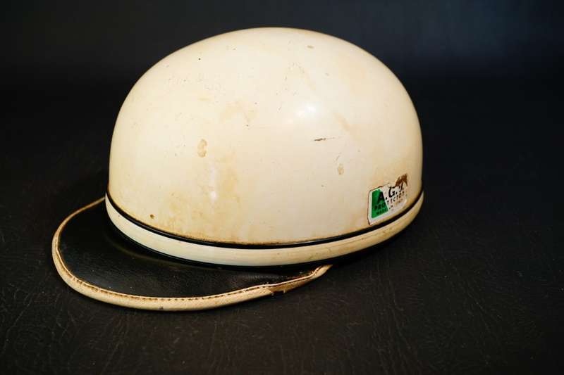Vintage AGV Valenza Italian Motorcycle Helmet  **Good Condition**