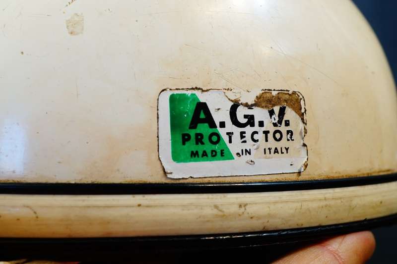 Vintage AGV Valenza Italian Motorcycle Helmet  **Good Condition**