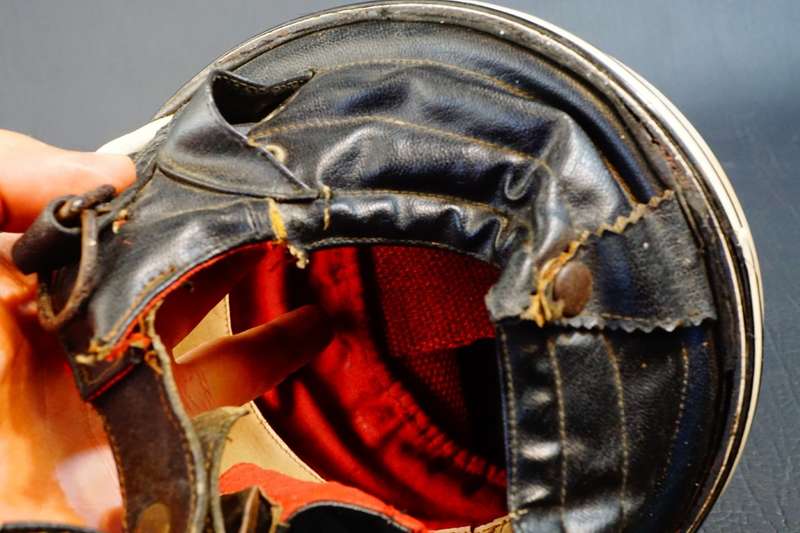Vintage AGV Valenza Italian Motorcycle Helmet  **Good Condition**