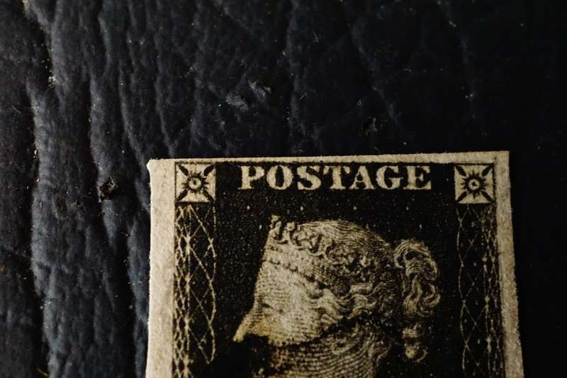Penny Black Stamp Used with 4 Margins "EA" **Great Condition**