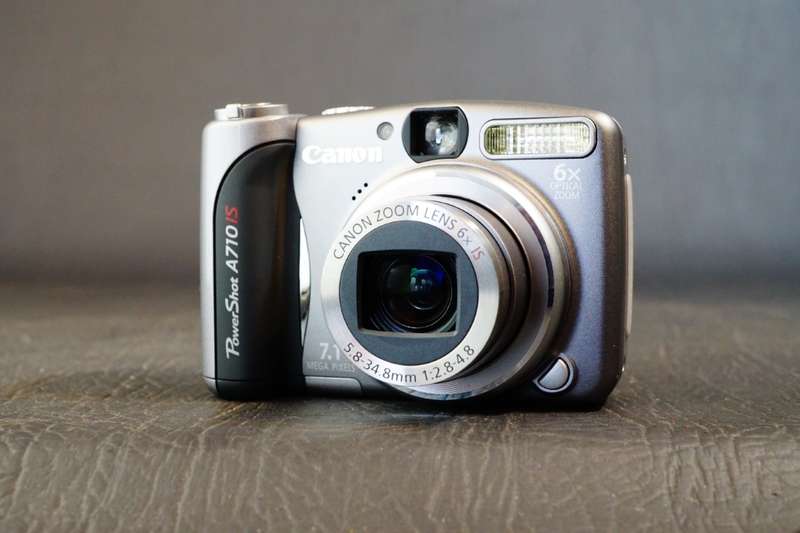 Canon PowerShot A710 IS Compact Digital Camera 7.1MP 6x Zoom CCD **New Old Stock, Mint Condition**