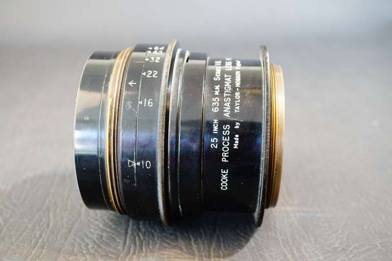 Cooke Process Anastigmat Lens 25Inch 635mm f10 Series VB Taylor Hobson 8x10 Lens **Great Condition**