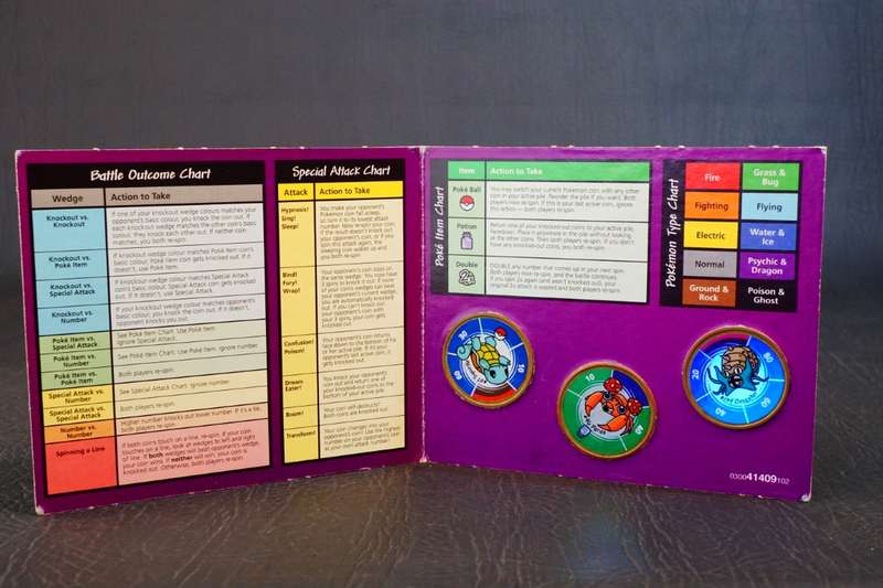 1999 Hasbro Pokemon Battling Coin Game **Great Condition**