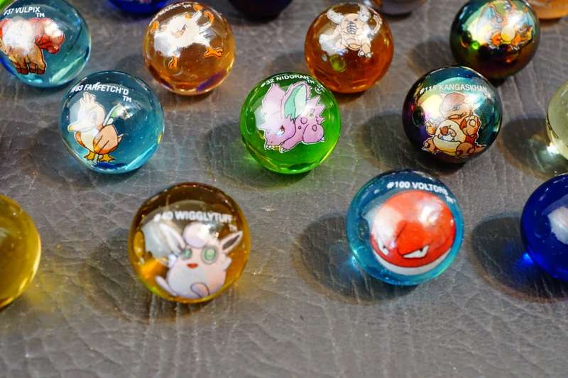 Vintage Pokemon Toybizz Marbles Lot Of 27 **Great Condition**