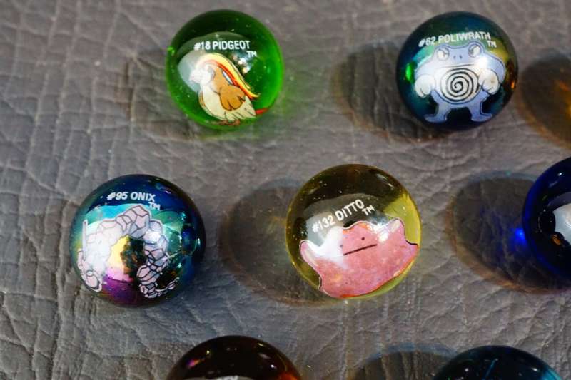 Vintage Pokemon Toybizz Marbles Lot Of 27 **Great Condition**
