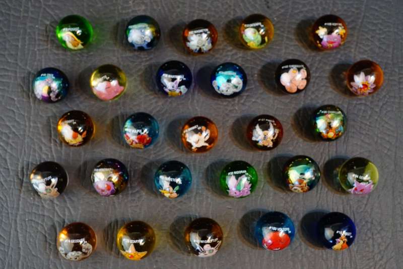 Vintage Pokemon Toybizz Marbles Lot Of 27 **Great Condition**