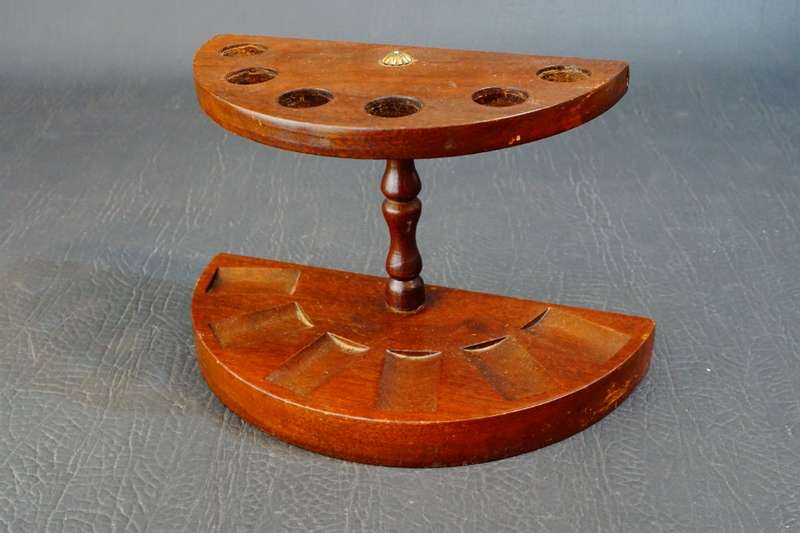 Wooden Smoking Pipe Stand  **Great Condition**