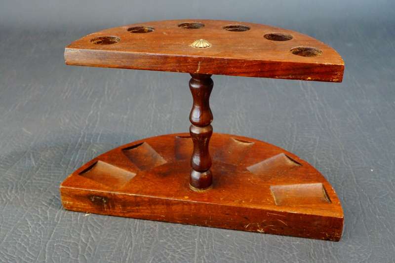 Wooden Smoking Pipe Stand  **Great Condition**