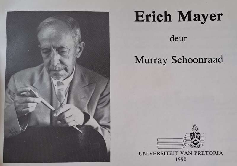 Erich Mayer - Murray Schoonraad (Hard cover)