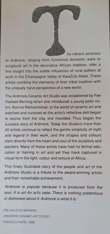 Ardmore (An African discovery) - Gillian Scott  :Hard cover with DJ