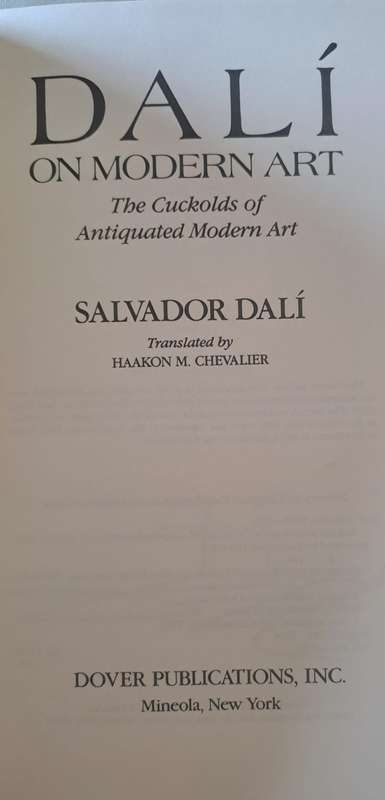 Dali on Modern Art - Salvador Dali (paperback)