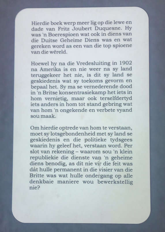 Lotsgebonde - Die Verhaal van Fritz Joubert Duquesne. - Bets Botha - Geteken deur Skrywer en Eerste