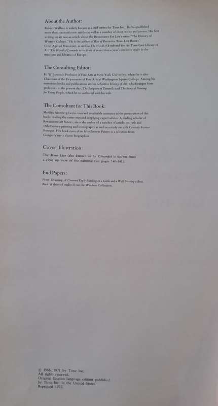 The World of Leonardo - Robert Wallace (Hard cover with no DJ)