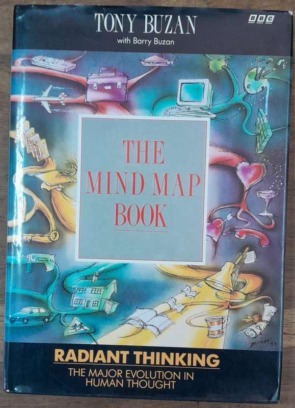 The Mind Map Book - Tony Buzan (Hardcover book with dj)