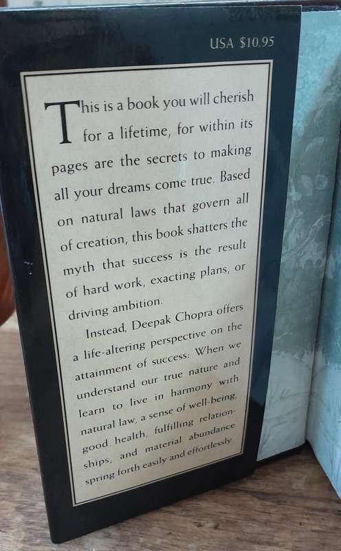 The Seven Spiritual Laws of Success - Deepak Chopra (Hardcover book with dj)