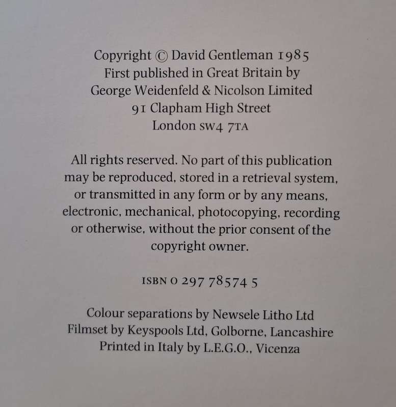 David Gentleman's London - David Gentleman (Hard cover with DJ)