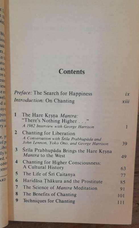 Chant and be Happy - AC Bhaktivedanta Swami Prabhupada (Paperback book with no dj)