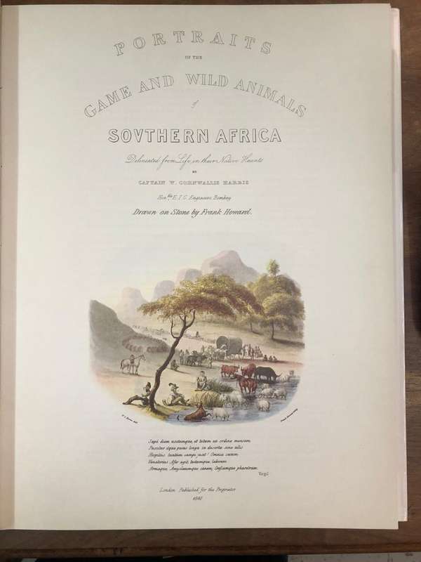 Portraits of the Game and Wild Animals of Southern Africa - Captain W Cornwallis Harris (Hardcoverdj