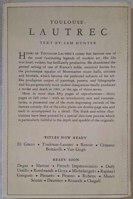 Toulouse Lautrec - Sam Hunter (Paperback)