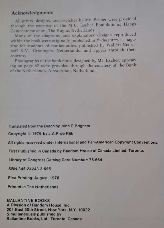 The Magic Mirror of M. C. Escher - Bruno Ernst (Paperback)