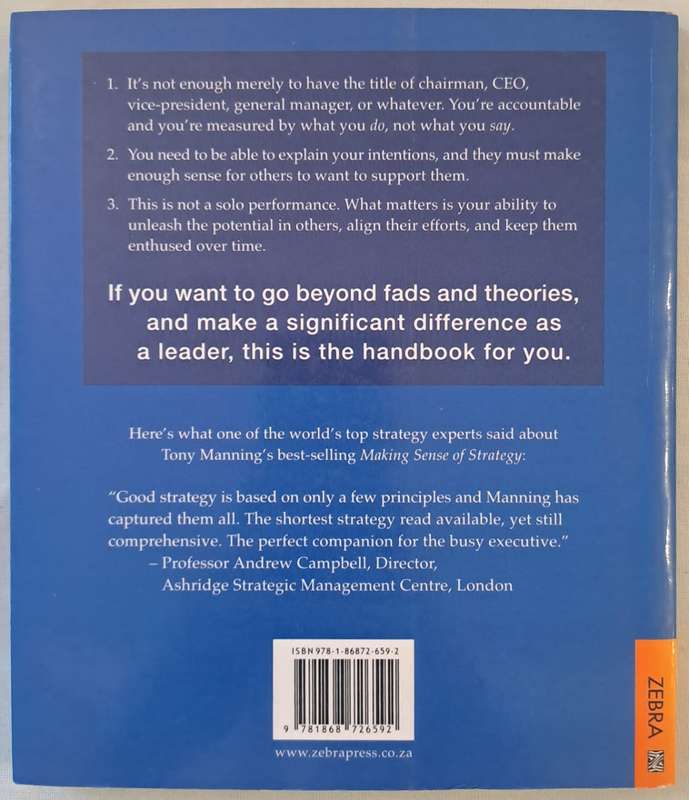 Discovering the essence of leadership - Tony Manning (Paperback)