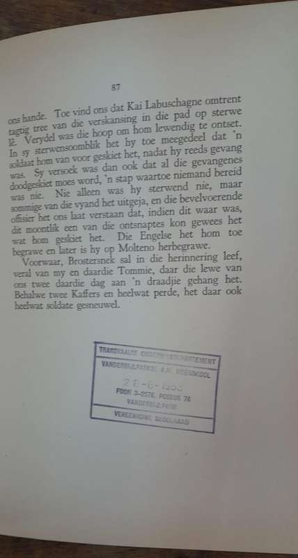 Oomblikke van Spanning - J Du Plessis (Hardcover book with no dj)