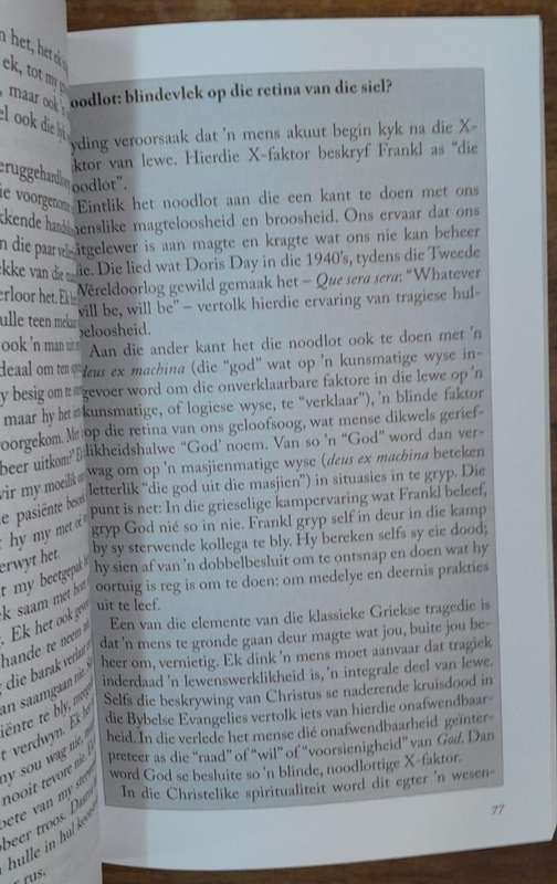 Waarom Lewe Ek - Viktor Frankl (Paperback book with no dj)