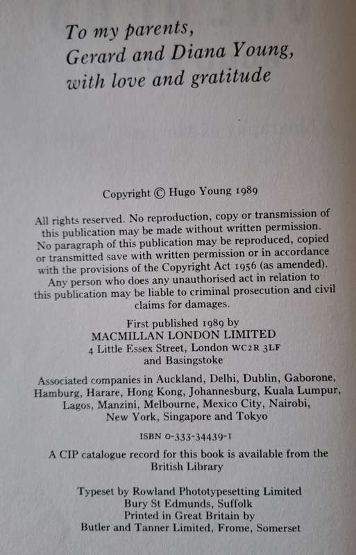 One of Us - Hugo Young ( Hard cover with DJ)