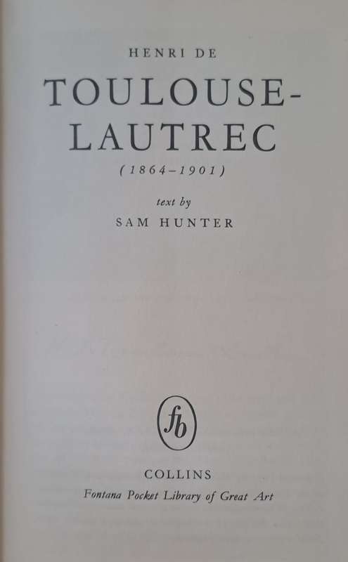 Toulouse Lautrec - Sam Hunter (Paperback)