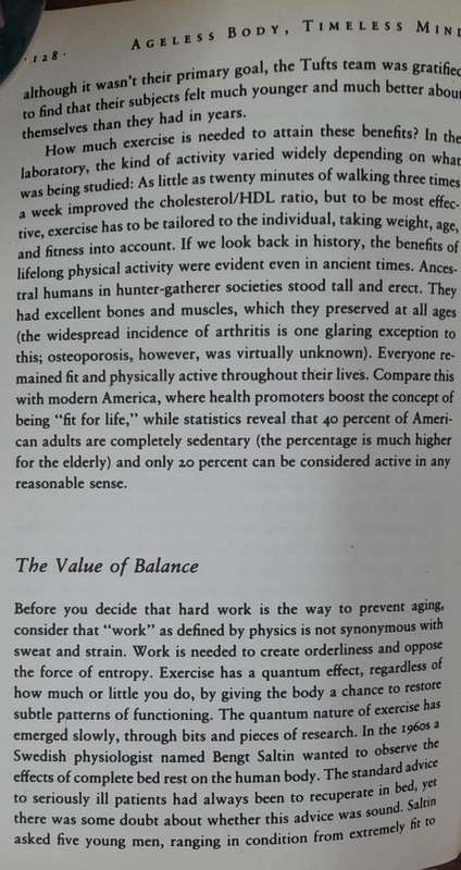Ageless Body, Timeless Mind - Deepak Chopra (Paperback book with no dj)