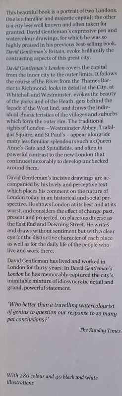 David Gentleman's London - David Gentleman (Hard cover with DJ)