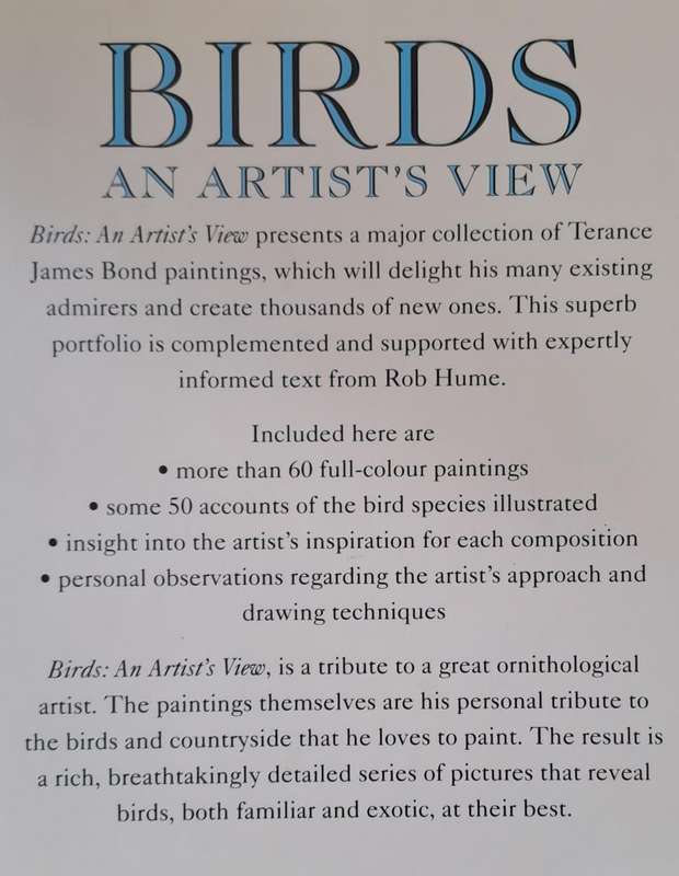 Birds an Artist's View - Rob Hume (Hard cover with DJ)