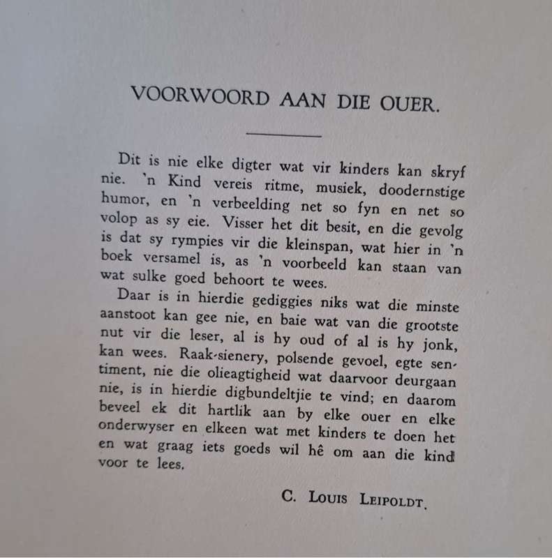 Uit Ons Prille Jeug - A. G. Visser (hard cover with no dj)