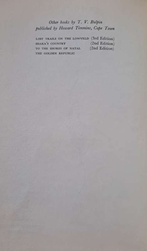 The ivory Trail - T.V Bulpin (Hardcover with DJ))