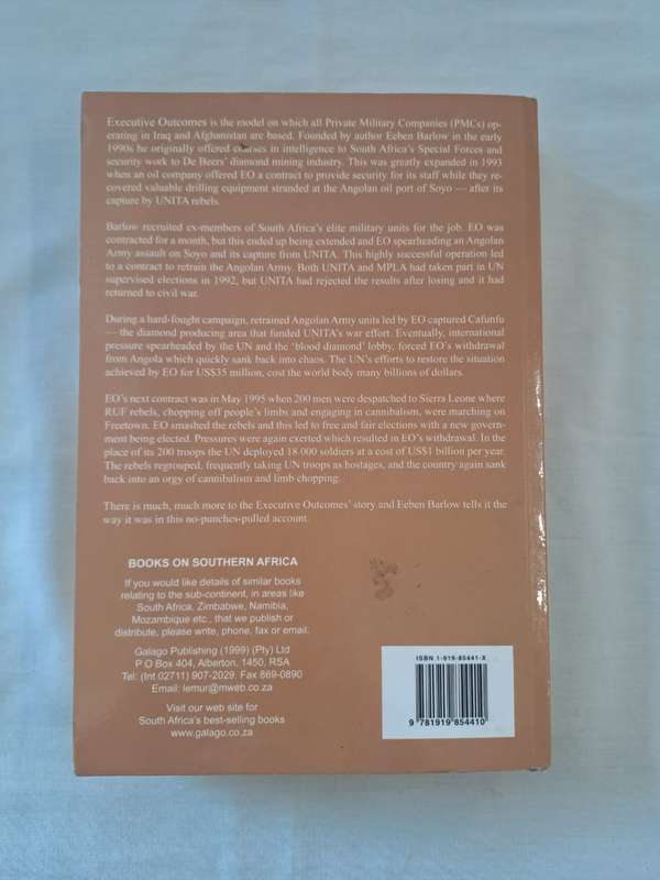 Executive Outcomes. - Eeben Barlow (Paperback)