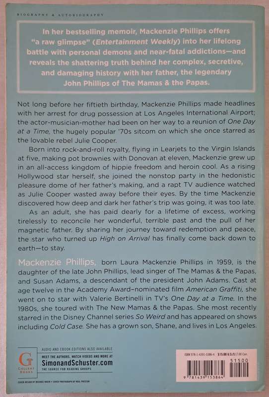 High On Arrival - Mackenzie Phillips (Paperback)
