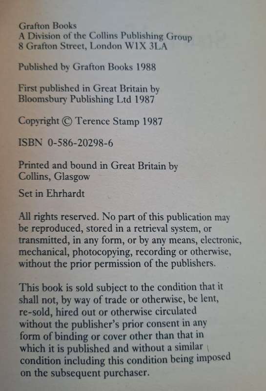 Terence Stamp Stamp Album - Sunday Times (Paperback)