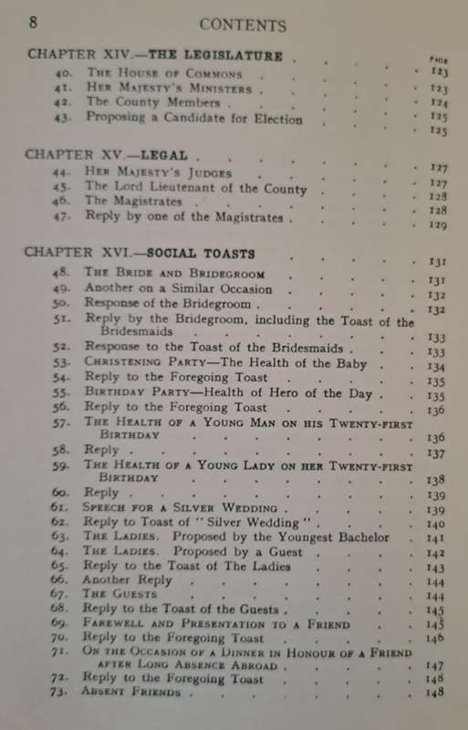 Speeches And Toasts, How To Make And Propose Them  Leslie F. Stemp (Hardcopy with DJ)