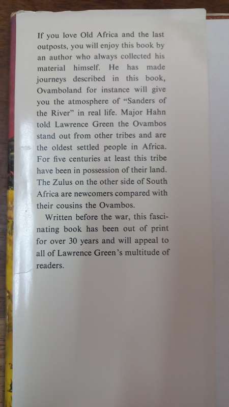 Old Africa Untamed. - Lawrence G Green (Hardcover with DJ) 1974 reprinted edition