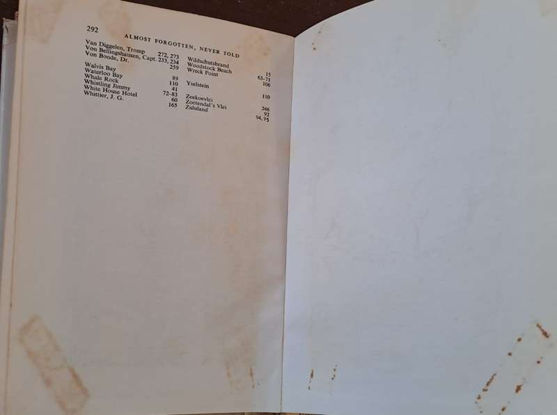 Almost Forgotten, Never Told. - Lawrence G Green (First Edition 1965) (Hardcover)
