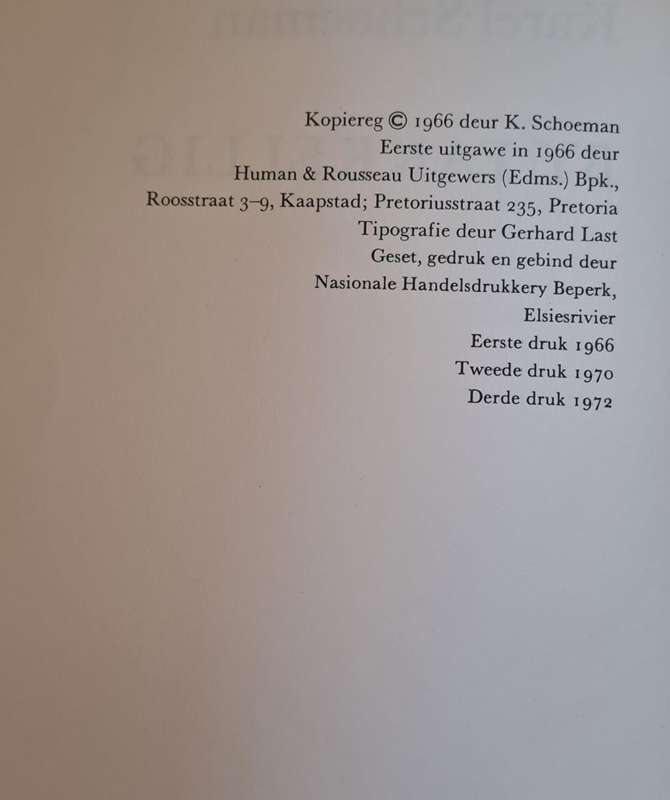 By Fakkellig. - Karel Schoeman. (Hardcover with DJ)