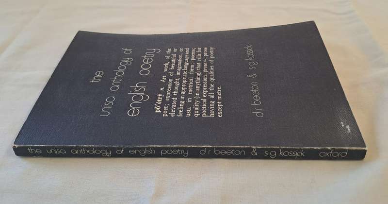 The Unisa Anthology of English Poetry. - Doctor Beaton and S G Kossick (Paperback)